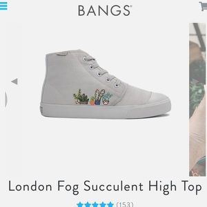 BANGS London Fog Succulent high tops